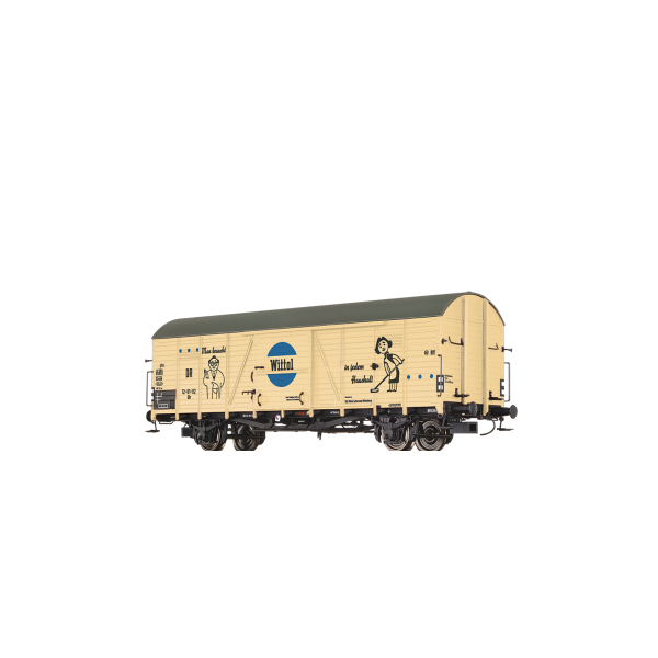 Brawa 50489 Gedeckter Güterwagen Glr "Wittol" der DR, Epoche III, H0