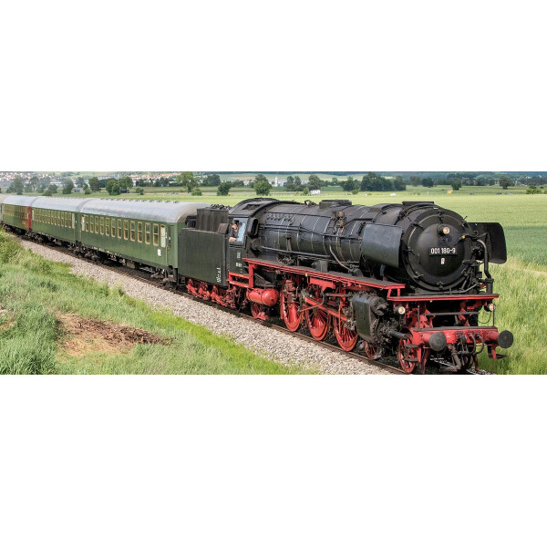 Brawa 70068 Schnellzuglok BR 001 der DB, Museumslok: BEM - Bayrisches Eisenbahnmuseum e.V., H0