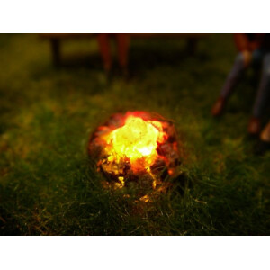 Modellbau Schönwitz 50002 Beleuchtetes Lagerfeuer...
