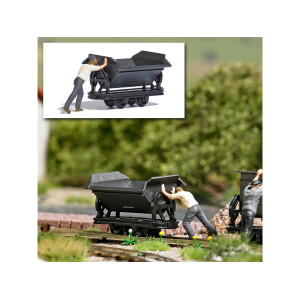 Busch 12450 Action Set: Lore schieben, H0