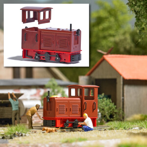 Busch 12401 Standmodell Diesellok LKM Ns 2f, H0f