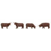 Faller 151958 Highland cattle, brown, H0