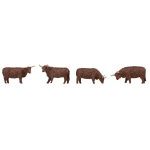 Faller 151958 Highland cattle, brown, H0