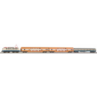 Piko 58146 Exklusiv-Set 2024 zum Tag der Offenen Tür: E-Lok BR 140 Personenzug DB/DR IV, H0