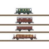 Trix 24140 4tlg. Güterwagen-Set Nebenbahn der DB, H0