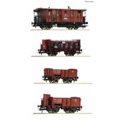 Roco 6600073 4tlg. Güterwagen-Set der K.P.E,V.,...