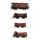 Roco 6600073 4tlg. Güterwagen-Set der K.P.E,V., Epoche I, H0
