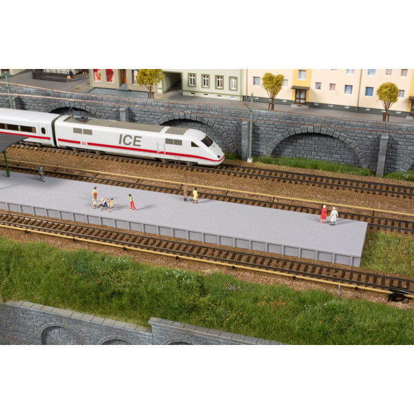 Auhagen 43688 Bahnsteig ohne Überdachung, TT