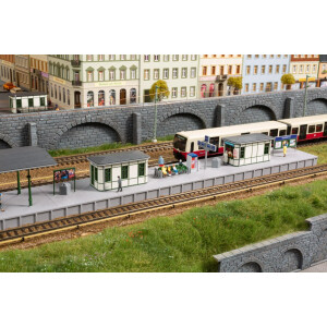 Auhagen 13356 S-Bahn Bahnsteigausstattung, TT