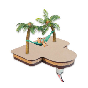 Noch 21772 micro-motion Palms with Hammock, H0