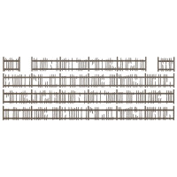 Busch 1011 Alter Lattenzaun, 130 cm, H0