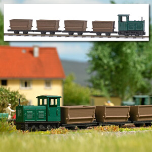 Busch 8071 Feldbahn-Set »Torfladung«, N