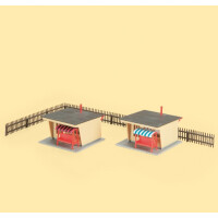 Auhagen 12339 2 cabins, H0/TT