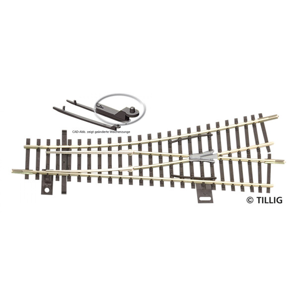 Tillig 83329 Weiche EW1 links 15°, TT