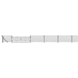 Busch 8818 Industriezaun, 70 cm, TT
