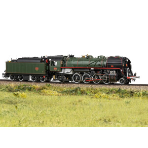 Trix 25141 Dampflok 141.R.1244 der SNCF, Epoche VI, mit...