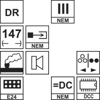 Busch 30001 Dampflok BR 56 163, Preuß. G8.1 Drei-Zylinder-Maschine, DR, Ep. III, DC-Sound, TT