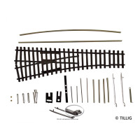 Tillig 83434 Bausatz - Weiche EW1 15°, links, TT