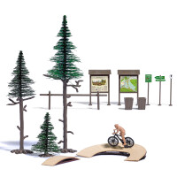 Busch 1838 Mountainbiker, H0
