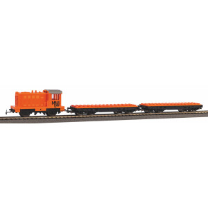 Piko 57143 Start-Set mit Bettung Güterzug mit...
