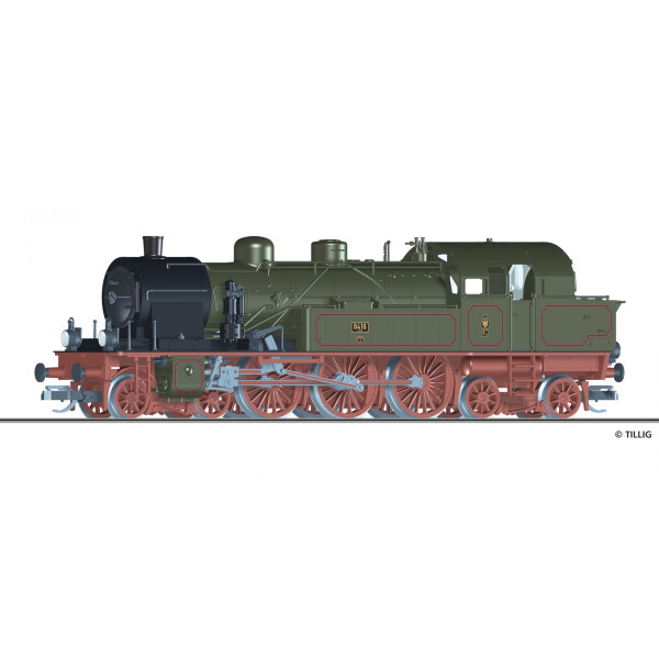 Tillig 04208 Dampflok T18 der K.P.E.V., Epoche I, TT