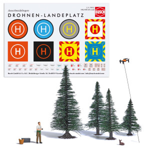 Busch 79852 Action Set: Rehkitzrettung, H0