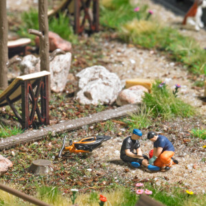 Busch 79825 Action Set: Radunfall, H0
