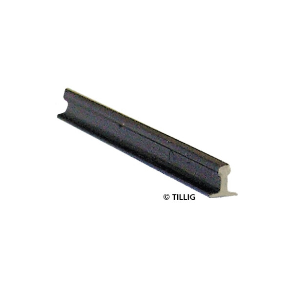 Tillig 85500 Schienenprofil 2,07mm, Länge 1000 mm, Neusilber brüniert, H0/TT
