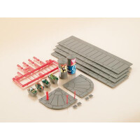 Auhagen 12254 Sidewalk with accessories, H0/TT