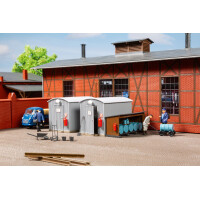 Auhagen 11478 Corrugated iron shed for oil storage, H0