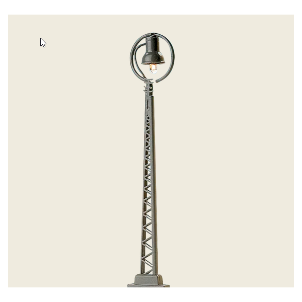 Brawa 4595 Gittermastleuchte mit Ring, 75 mm, N