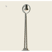 Brawa 4595 Gittermastleuchte mit Ring, 75 mm, N