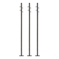 Busch 1754 Freileitung 3 Holzmasten, H0