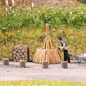 Busch 79941 Action Set: Holz schichten, H0