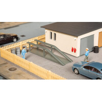 Auhagen 11484 Garagen mit Zubehör, H0