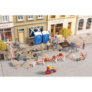 Auhagen 41694 Baustellen-Set, H0/TT