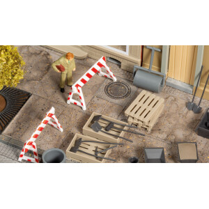 Auhagen 41694 Baustellen-Set, H0/TT