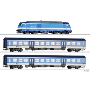 Tillig 015056 Einsteigerset-Reisezug mit...