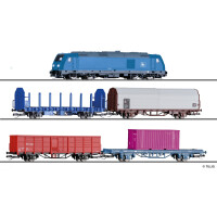 Tillig 015057 Einsteigerset-Internationaler Güterzug, Epoche VI, TT