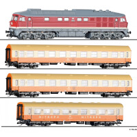 Tillig 01502 Premium-Einsteiger-Set: Reisezug „Städteexpress“der DR, Epoche IV, TT