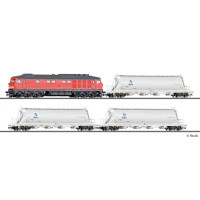 Tillig 01503 Premium-Einsteiger-Set: Güterzug der DB AG, Epoche V, TT