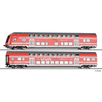 Tillig 01088 2tlg. Reisezugwagenset der DB AG., Epoche VI, TT