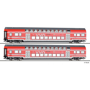 Tillig 01093 2tlg. Reisezugwagenset der DB AG., Epoche...