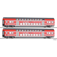 Tillig 01093 2tlg. Reisezugwagenset der DB AG., Epoche VI, TT