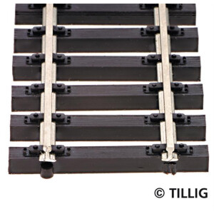 Tillig 83125 Holzschwellen-Flexgleis - Länge 664 mm, TT