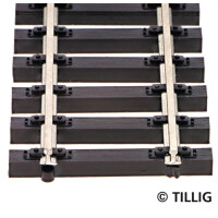 Tillig 83125 Holzschwellen-Flexgleis - Länge 664 mm, TT