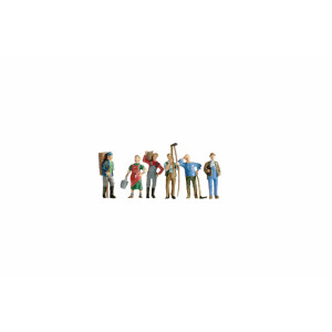 Noch 15614 Weinbauer, 6 Figuren, H0