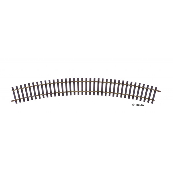 Tillig 85143 Gebogenes Gleis R31 - 484 mm/30°, H0