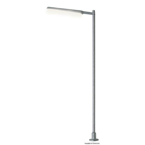 Viessmann 6094 Schlanke Straßenleuchte, LED weiß, 87 mm hoch, H0