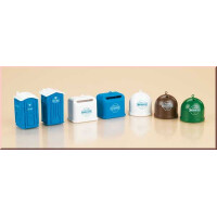Auhagen 42593 Portable toilets, H0/TT